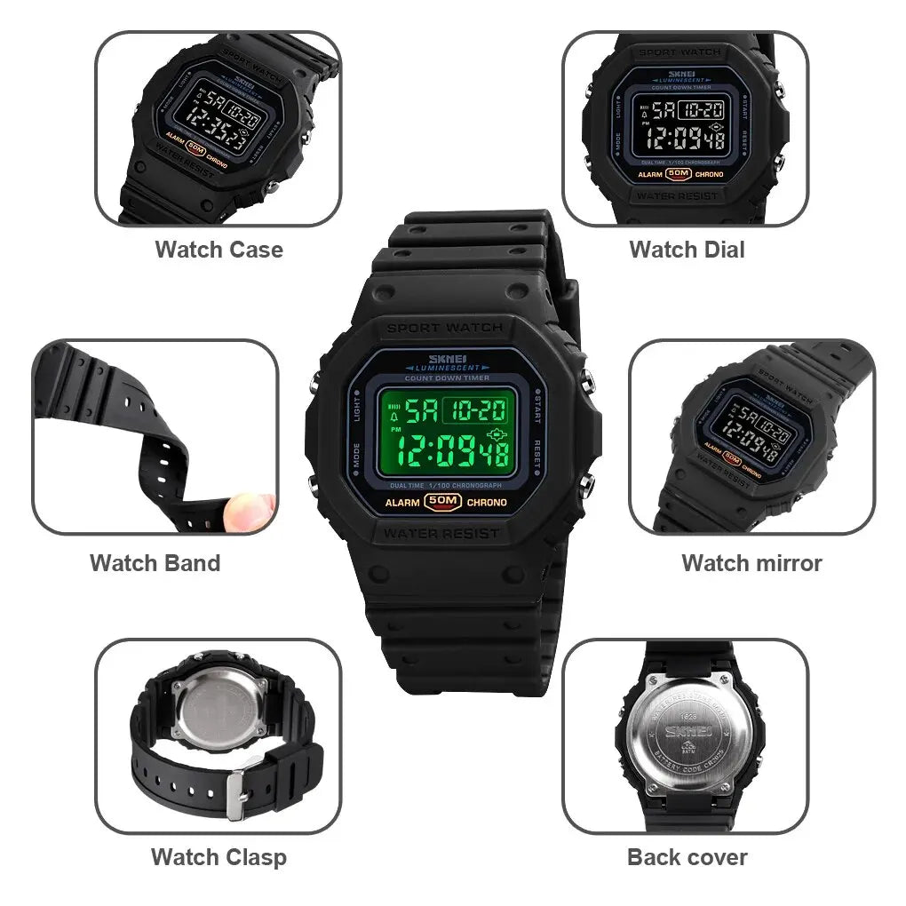 LED Military Digital Watch