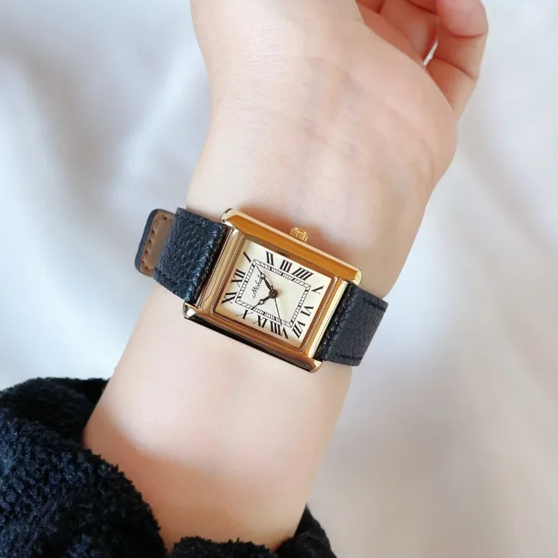 Gold Roman Watch