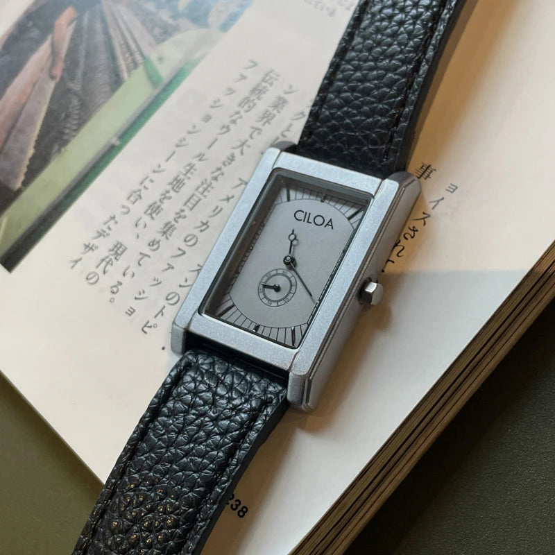 Black Square Quartz Watch