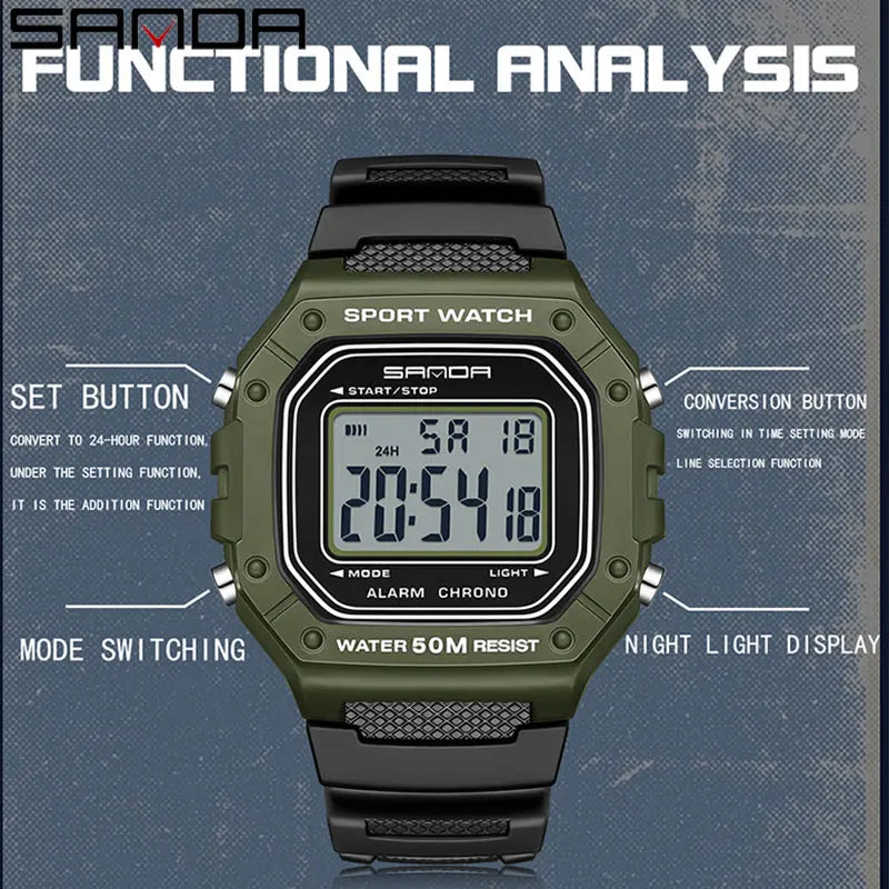 Army Digital Sport Watch