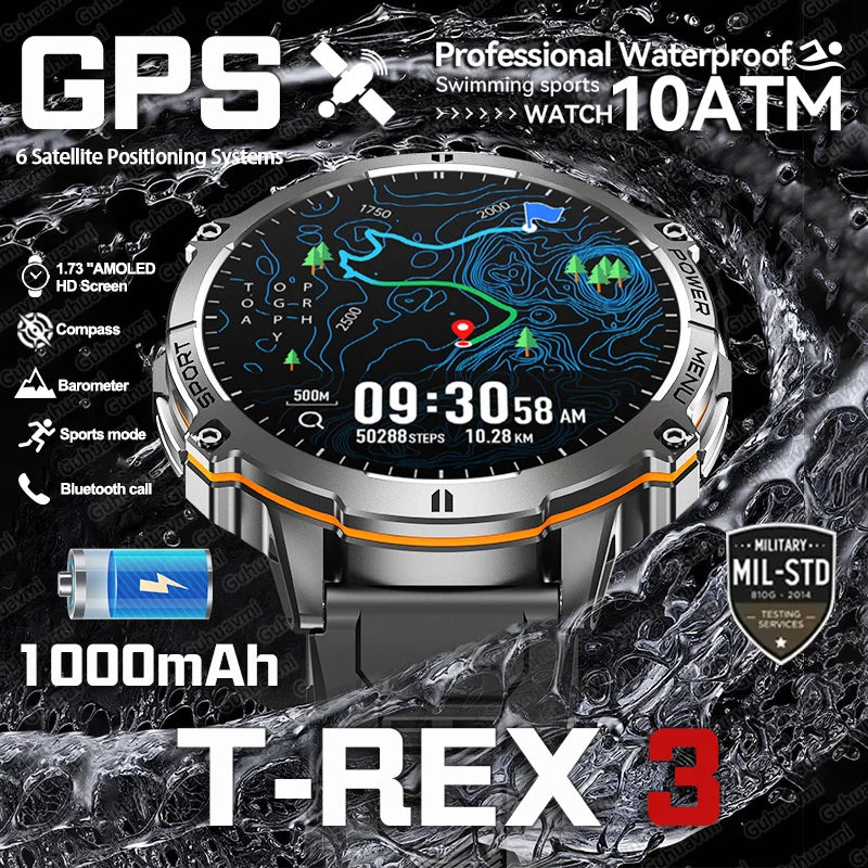 Rugged GPS Sport Smartwatch