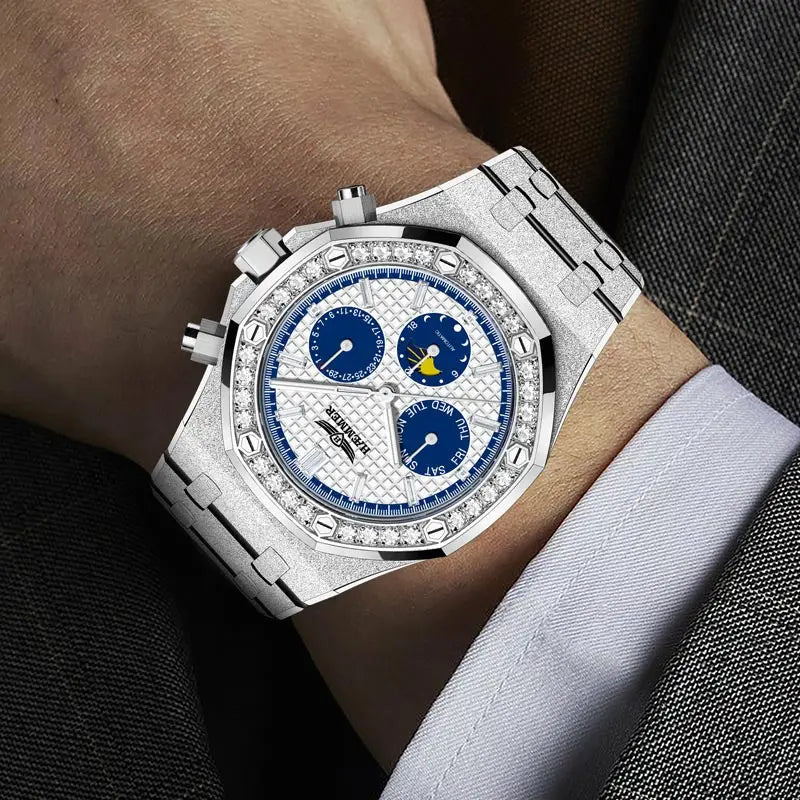 Diamond Multifunction Watch