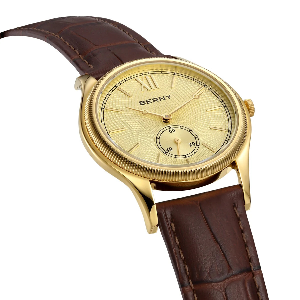 Classic Gold Leather Watch