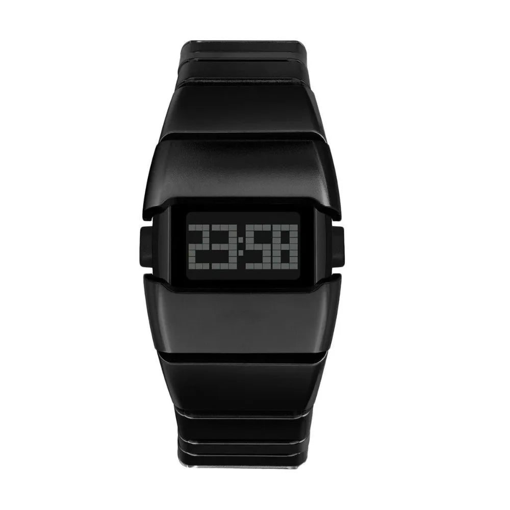 Plastic LED Electronic Watch Lightweight Digital Sports Watch Vintage Original Design Stainless Steel Wristwatch