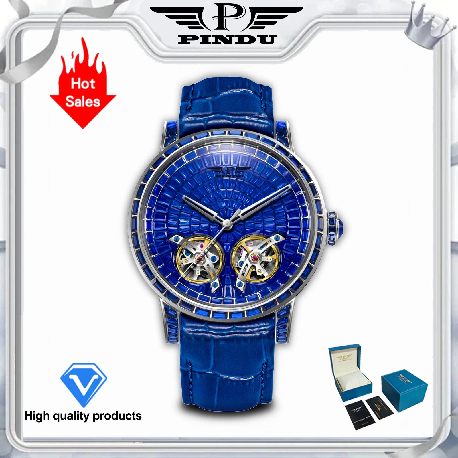 Double Flying Tourbillon