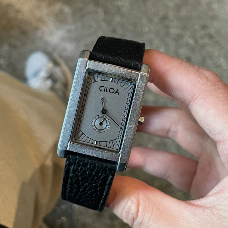 Black Square Quartz Watch