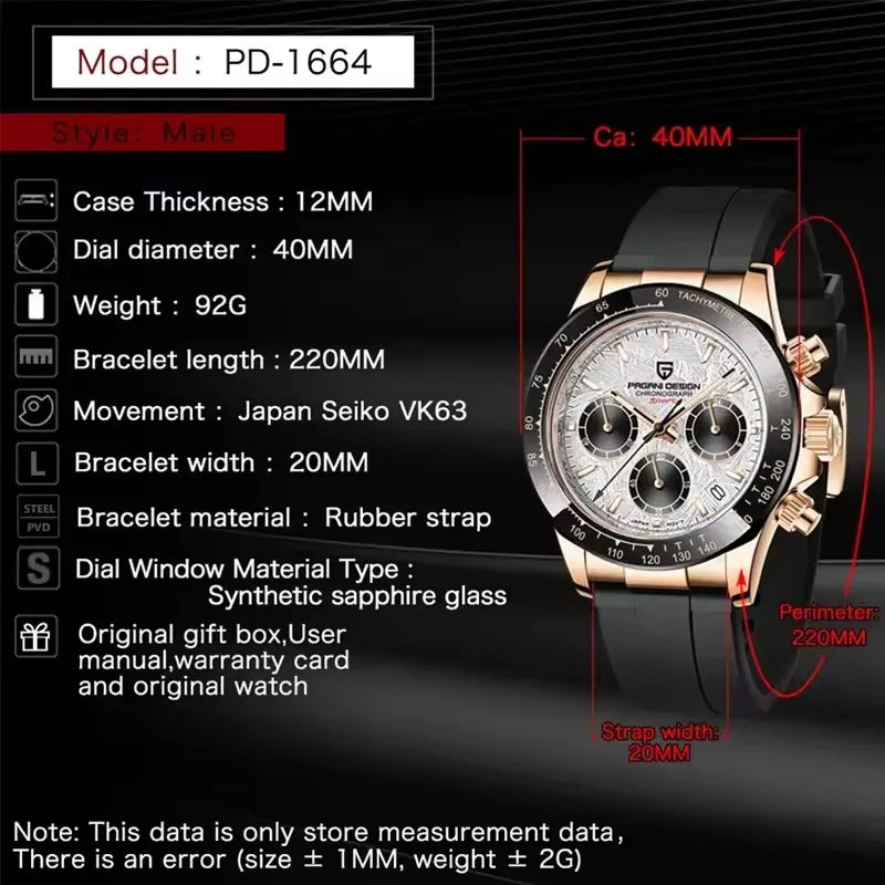 Retro Chronograph Watch