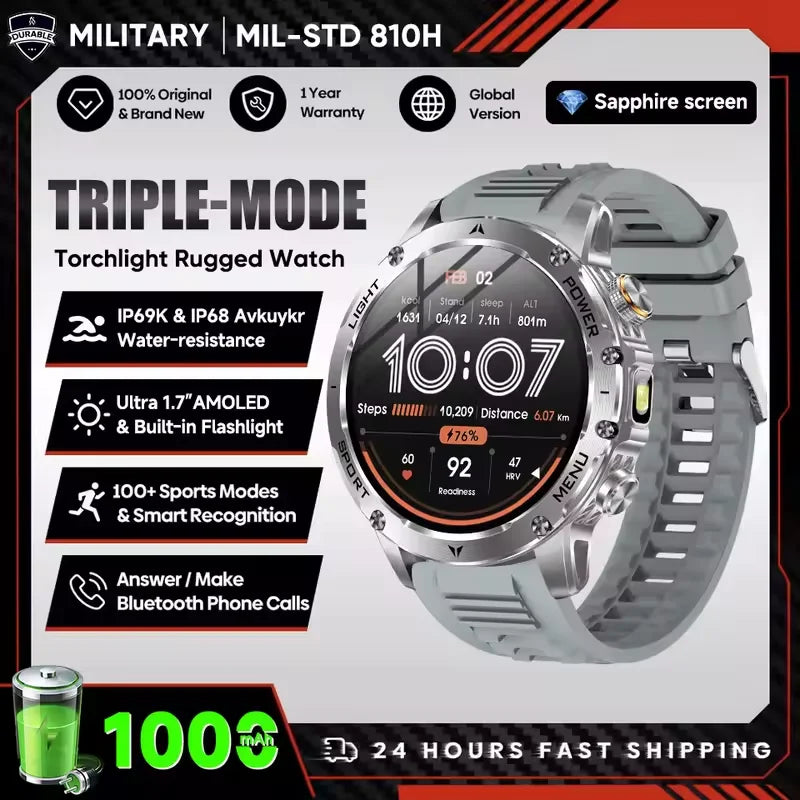 Outdoor GPS NFC Smartwatch