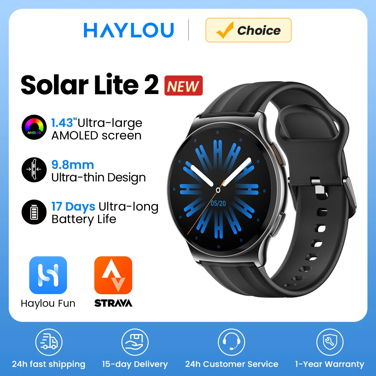 AMOLED Calling Smartwatch