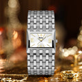 YaLaLuSi Fashion Women's Gold-Plated Quartz Watch Luxury New-Style Women's Gold Wristwatch Women's Gift Watch Box