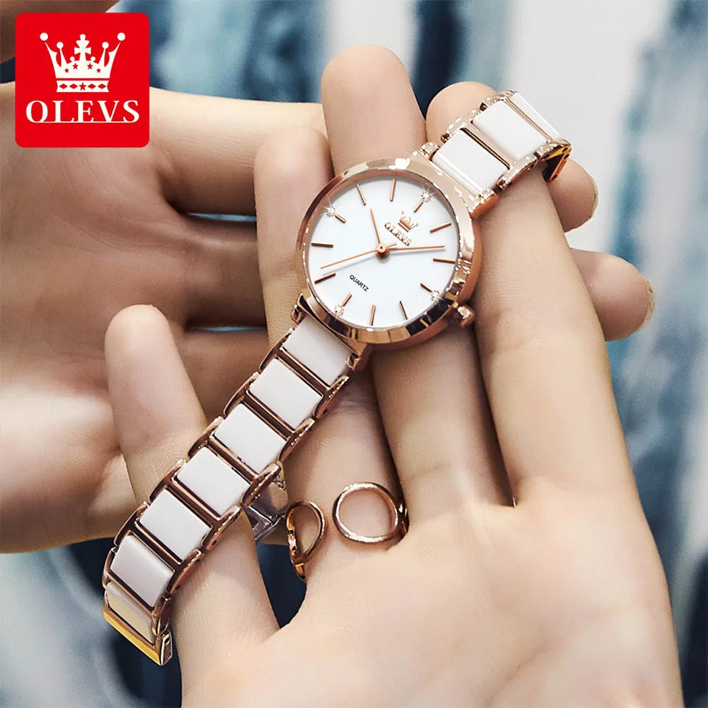 Ceramic Strap Watch