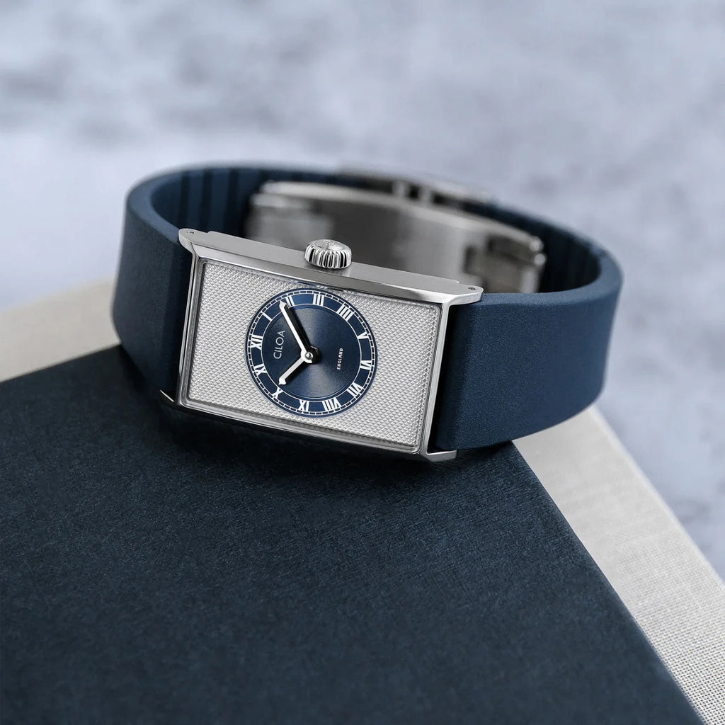CILOA New Men's Retro-Style Business-Casual Square Quartz Waterproof Watch