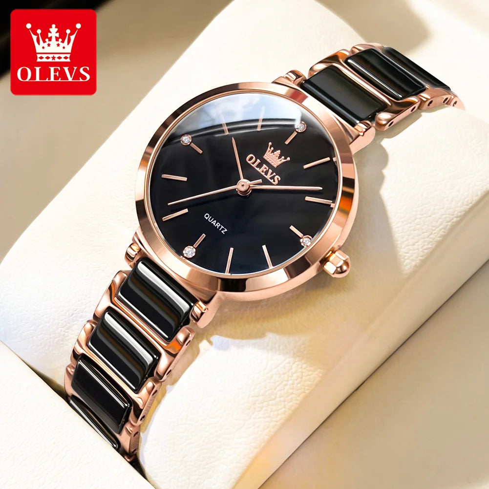 Ceramic Strap Watch