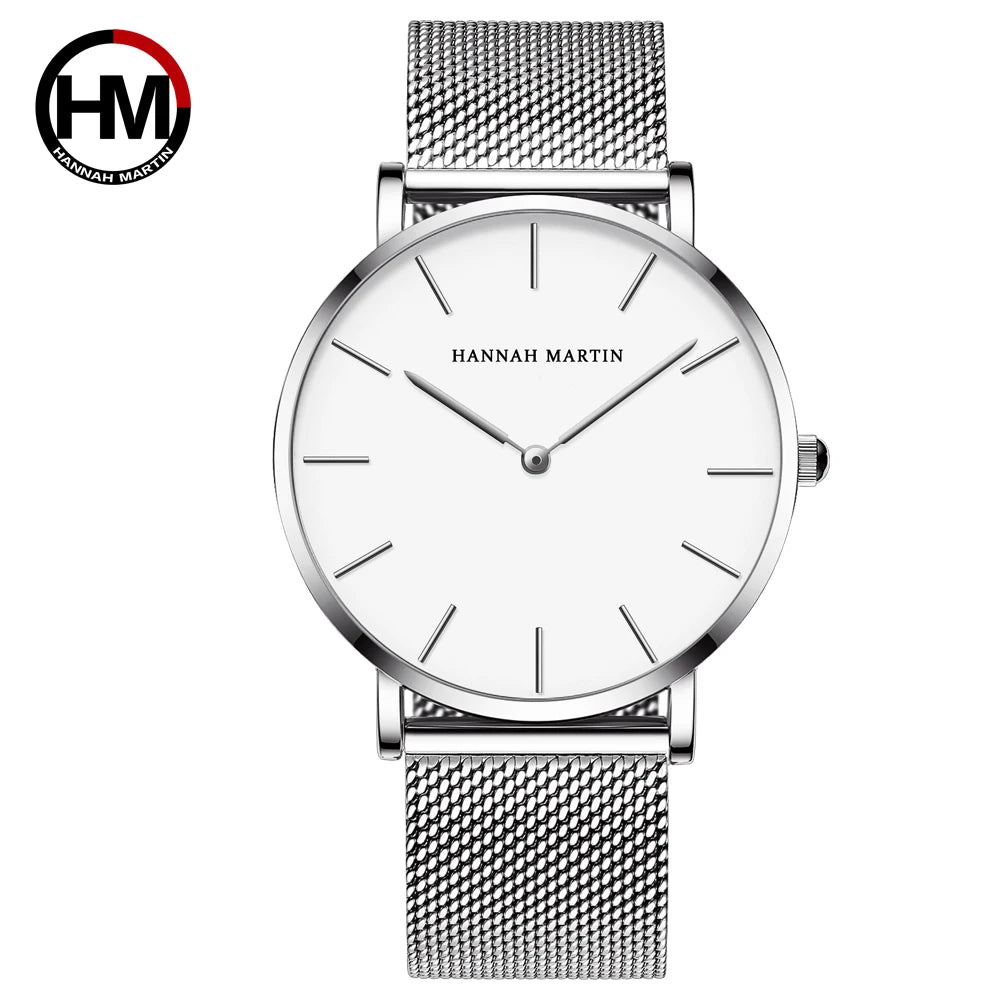 Couple Watches Dropship Simple 1 Set Watch Casual Fashion Steel Mesh Steel Waterproof Luxury Brand Sport Watch Relogio Masculino