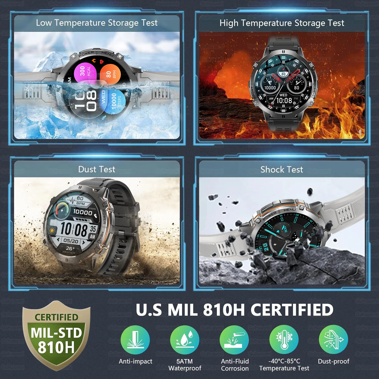 Rugged GPS Sport Smartwatch