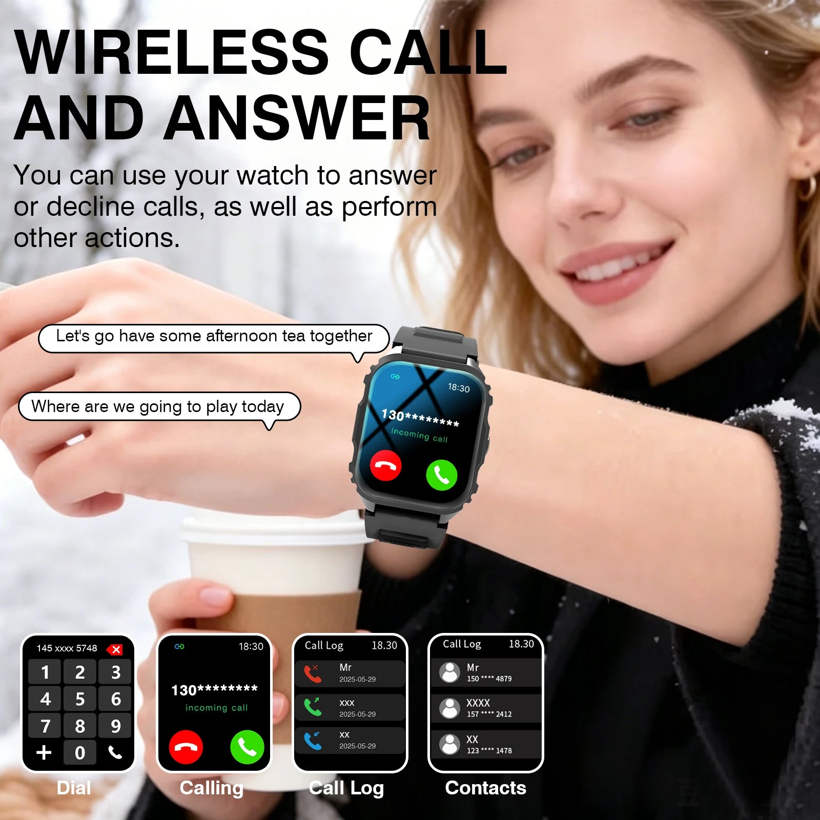 HD Calling Smartwatch