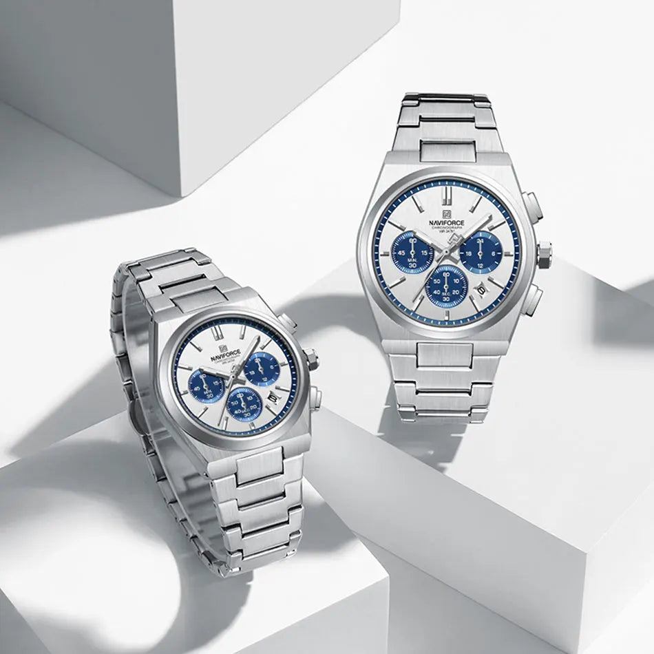 Stainless Steel Couple Watch