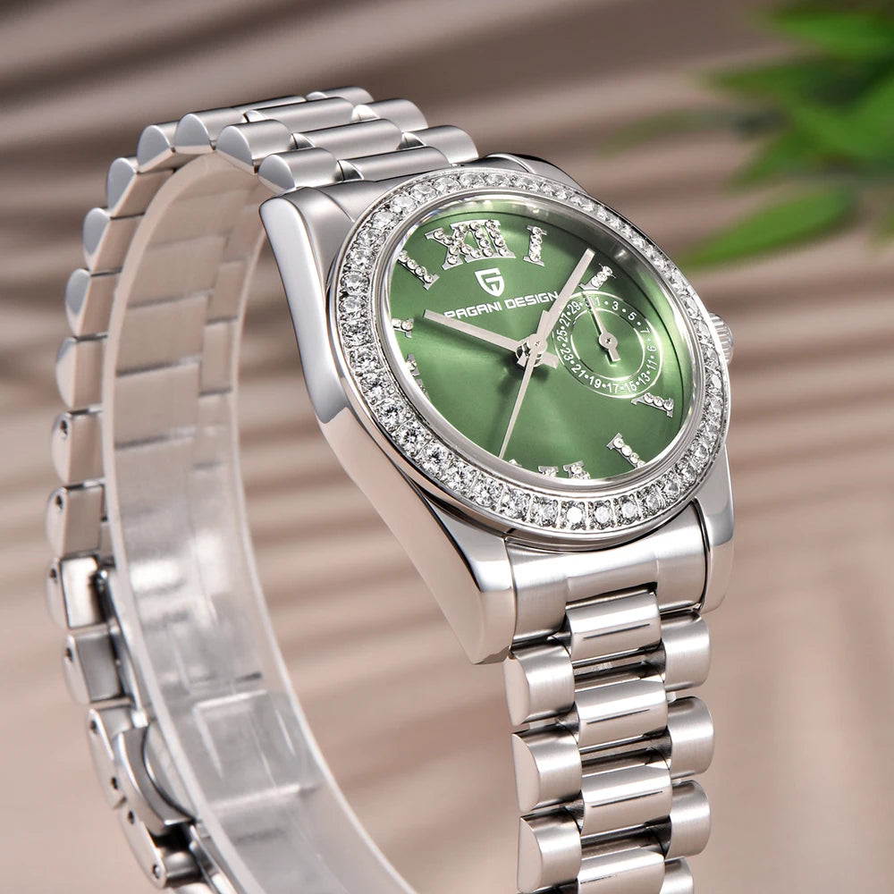 2025 New PAGANI DESIGN Women's Watches Luxury Quartz Watch For Woman Elegant Fashion Wristwatch Ladies Gift AR Sapphire Mirror