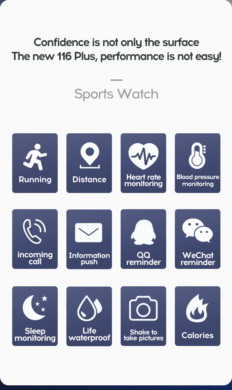 Bluetooth Fitness Smartwatch