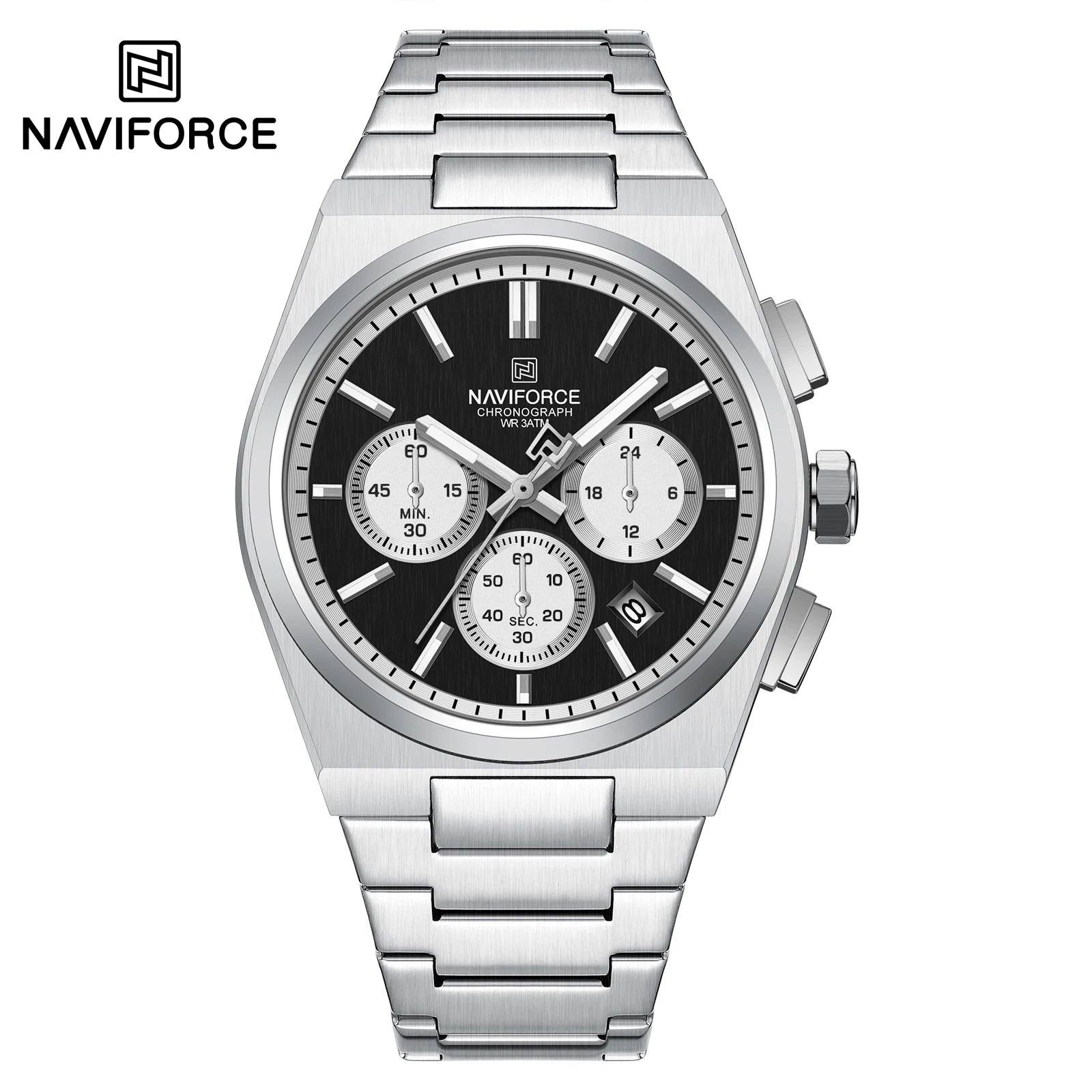 Stainless Steel Couple Watch