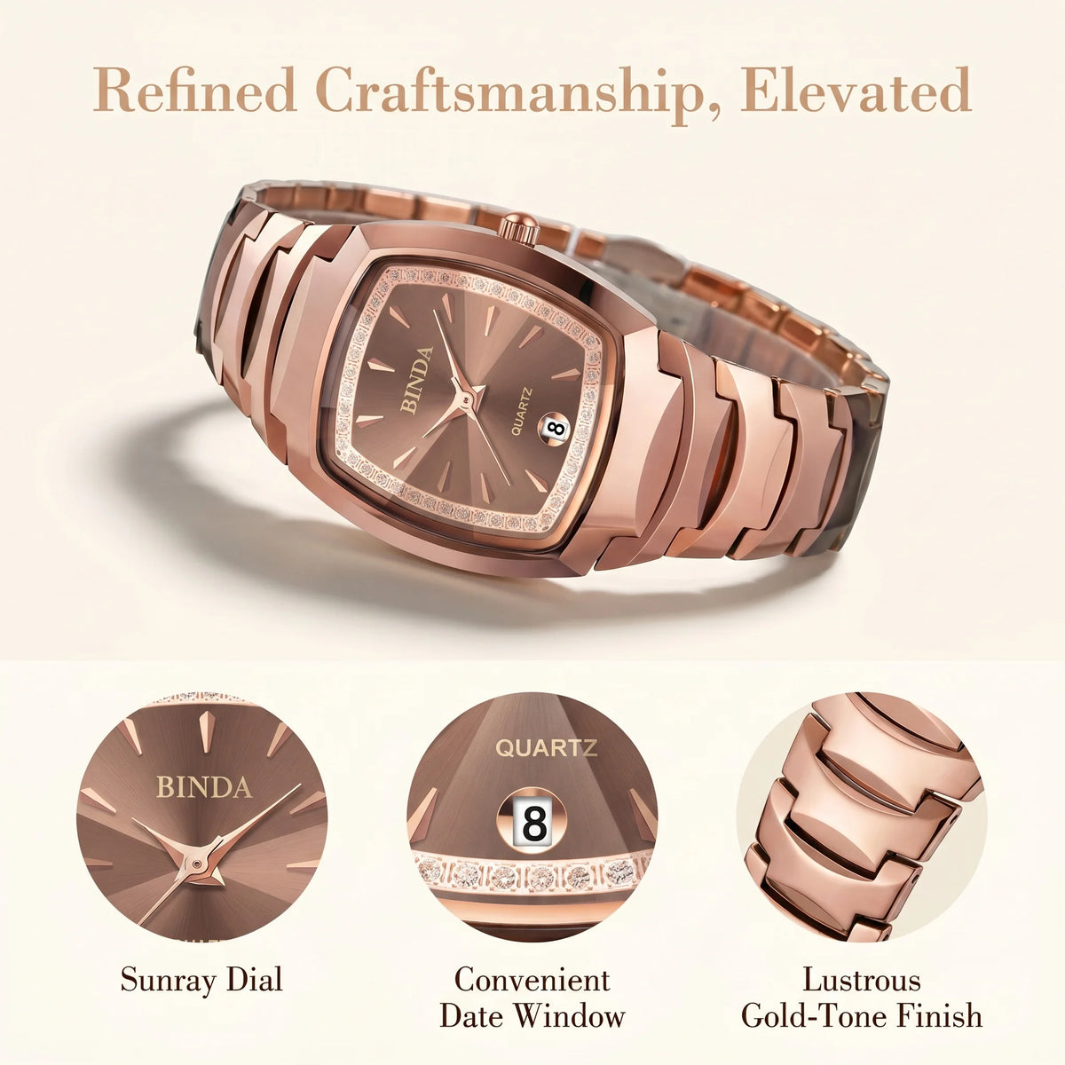 2PCS Couple Watches Luxury Fashion Men Women Matching His and Hers Quartz Watches Simple Band with Gift Box