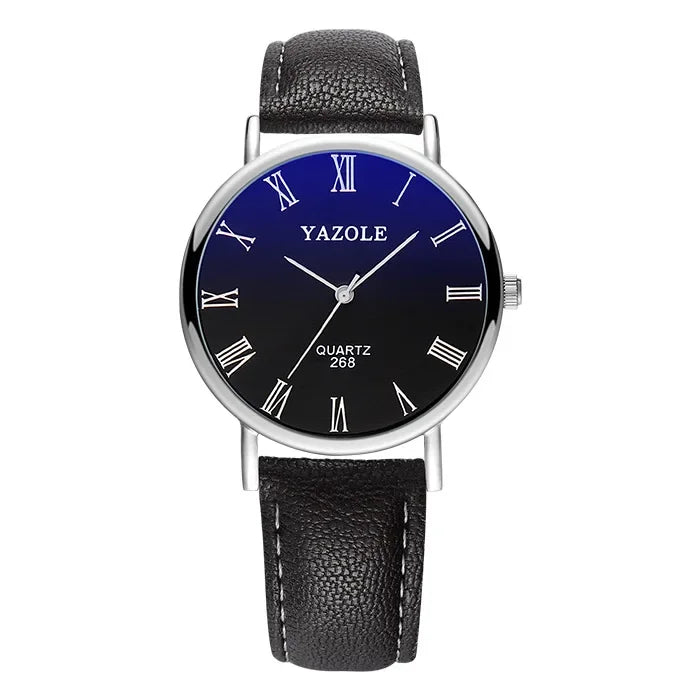 Fashion Wrist Watches for Men Top Brand Analog Men's Quartz Watches Leather Band Casual Business Men Watches Relogio Masculino