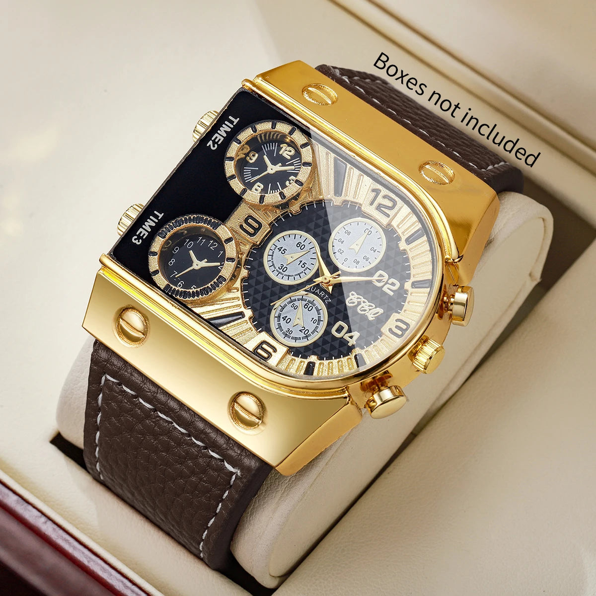 Square Leather Watch