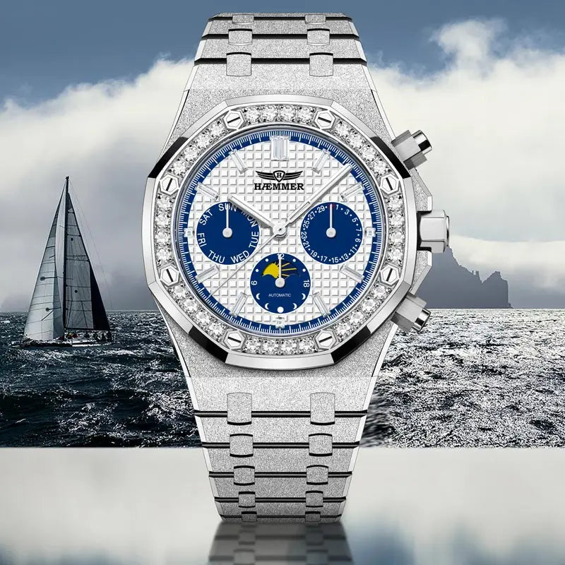 Diamond Multifunction Watch