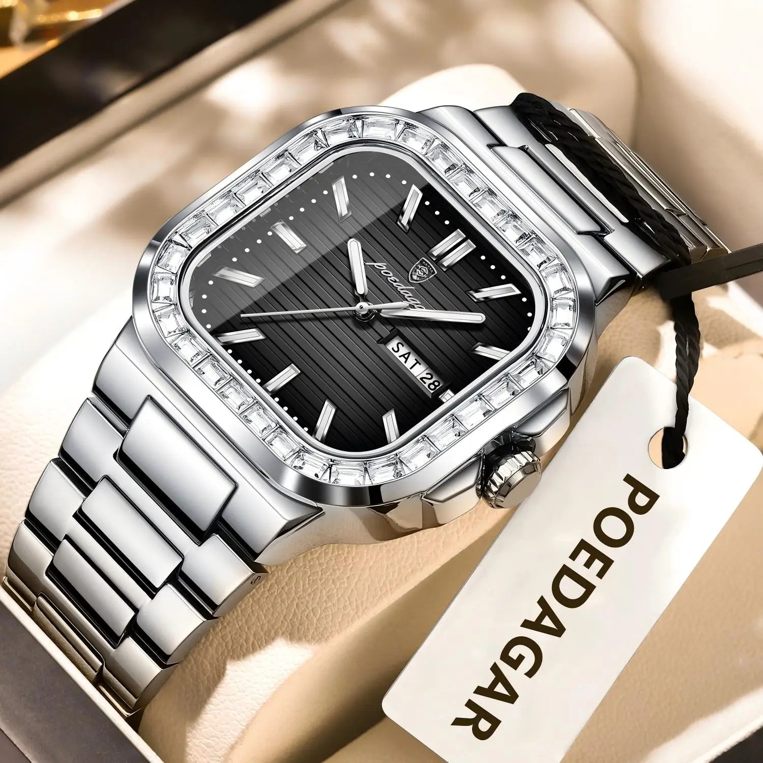 Square Steel Watch
