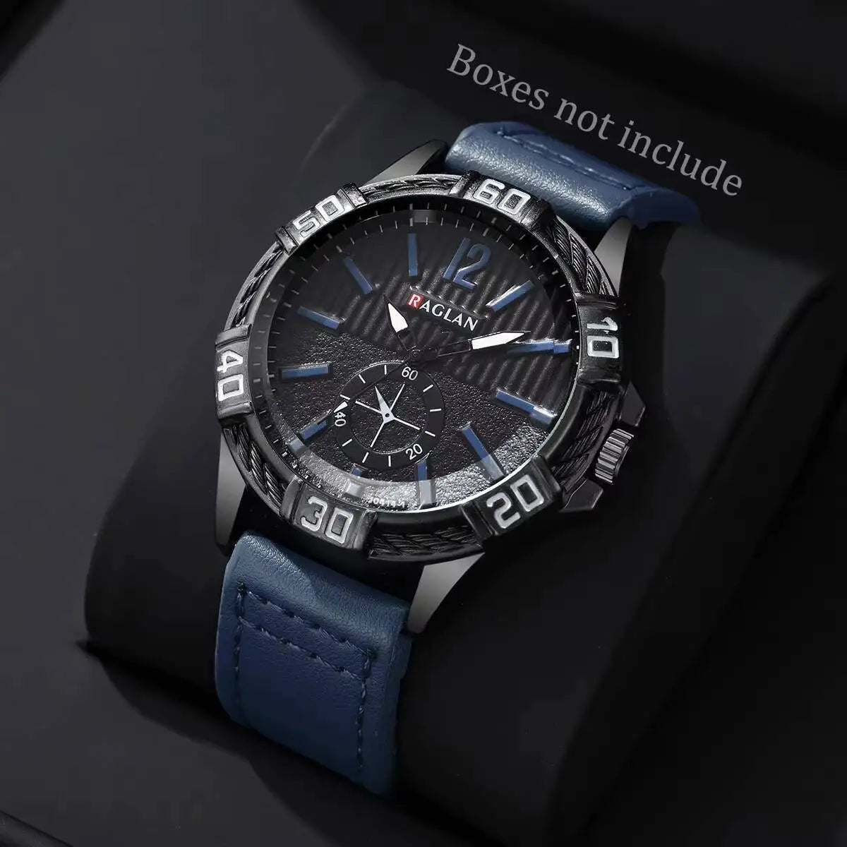Fashion Men's Watch Casual Leather Strap Men Business Wrist Watches Reloj Hombre（Without Box）