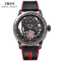 IDEAL KNIGHT Real Tourbillon Watches for Men High-end Luxury Transparent Hollowed Fully Automatic Mechanical Wristwatch 6809