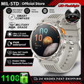 2026 New T-Rex3 Pro GPS Tracker 1100mAh Smartwatch Men 120-Day Standby Clock Rugged Outdoor Sport 10ATM Waterproof Call Watches