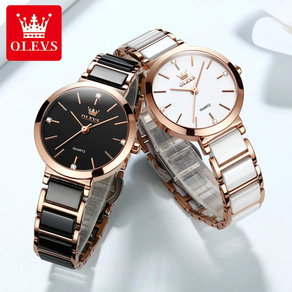 Ceramic Strap Watch