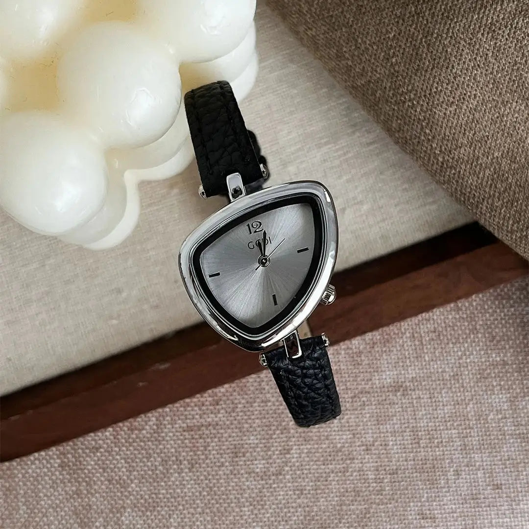2025 NEW Minimalist Elegant Women's Watch with Asymmetrical Small Dial Design Water-Resistant Quartz Ladies' Wristwatch Gift