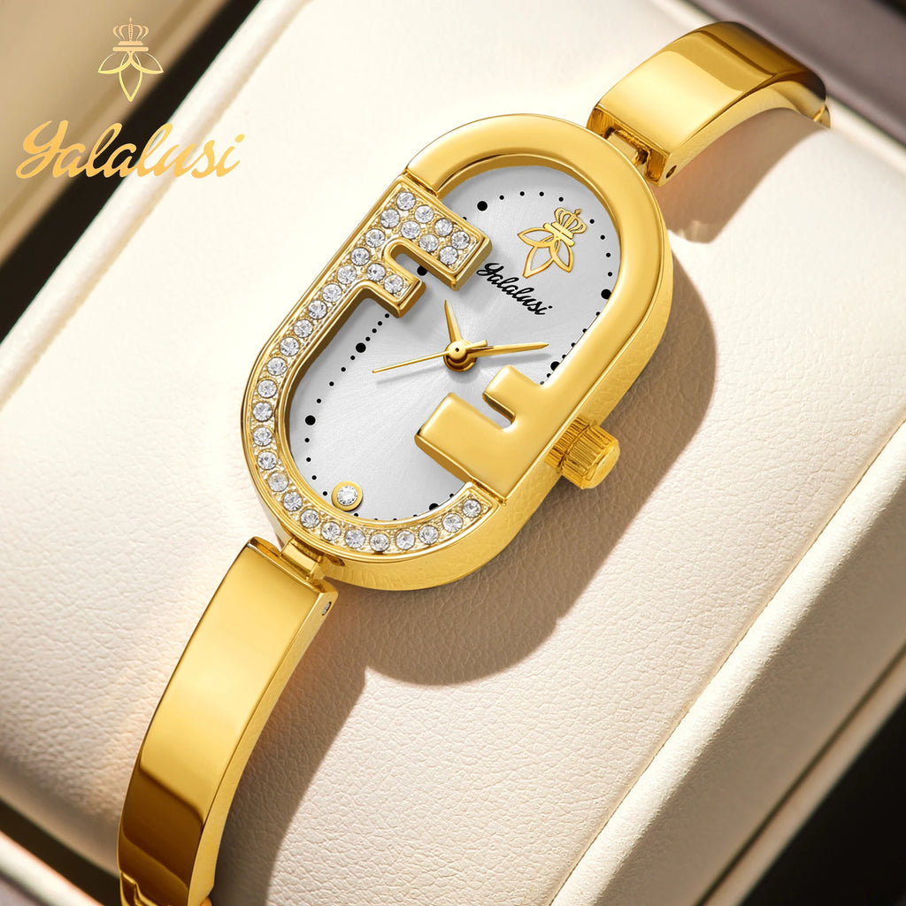 YaLaLuSi Women's Water-Resistant Quartz Watch: A Luxurious, Fashionable, and Elegant Bracelet Watch—The Perfect Gift for Girls