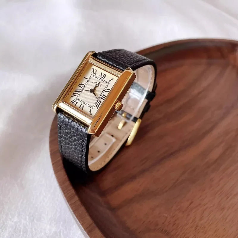 Gold Roman Watch