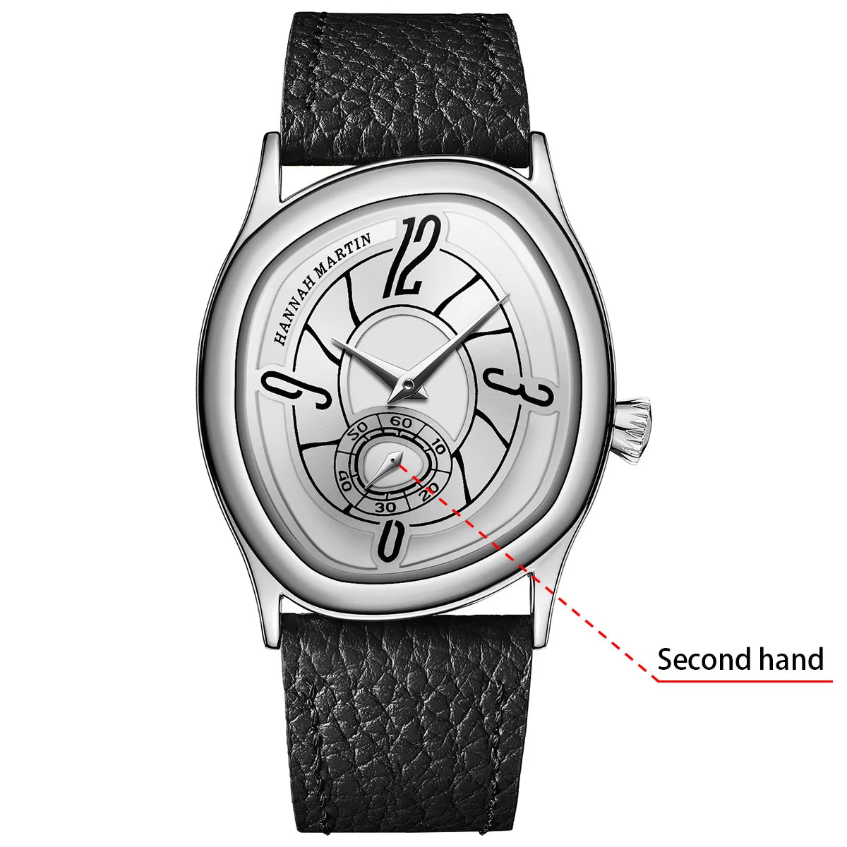 Geometric Leather Watch