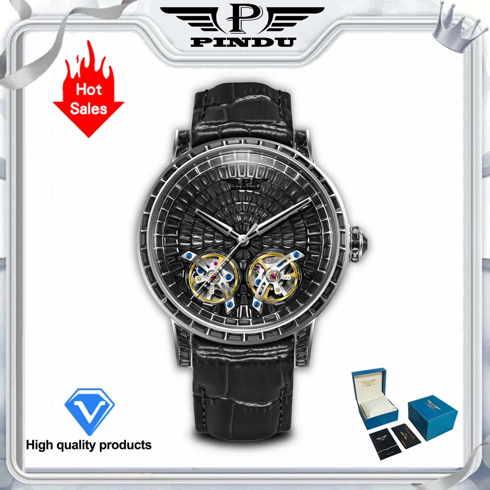 Double Flying Tourbillon