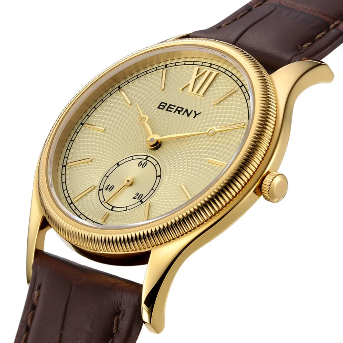 Classic Gold Leather Watch