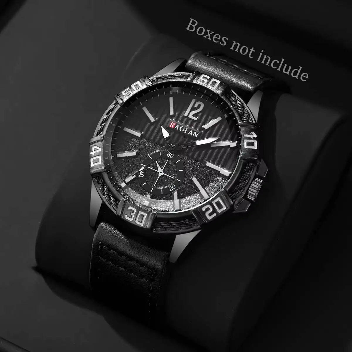 Fashion Men's Watch Casual Leather Strap Men Business Wrist Watches Reloj Hombre（Without Box）