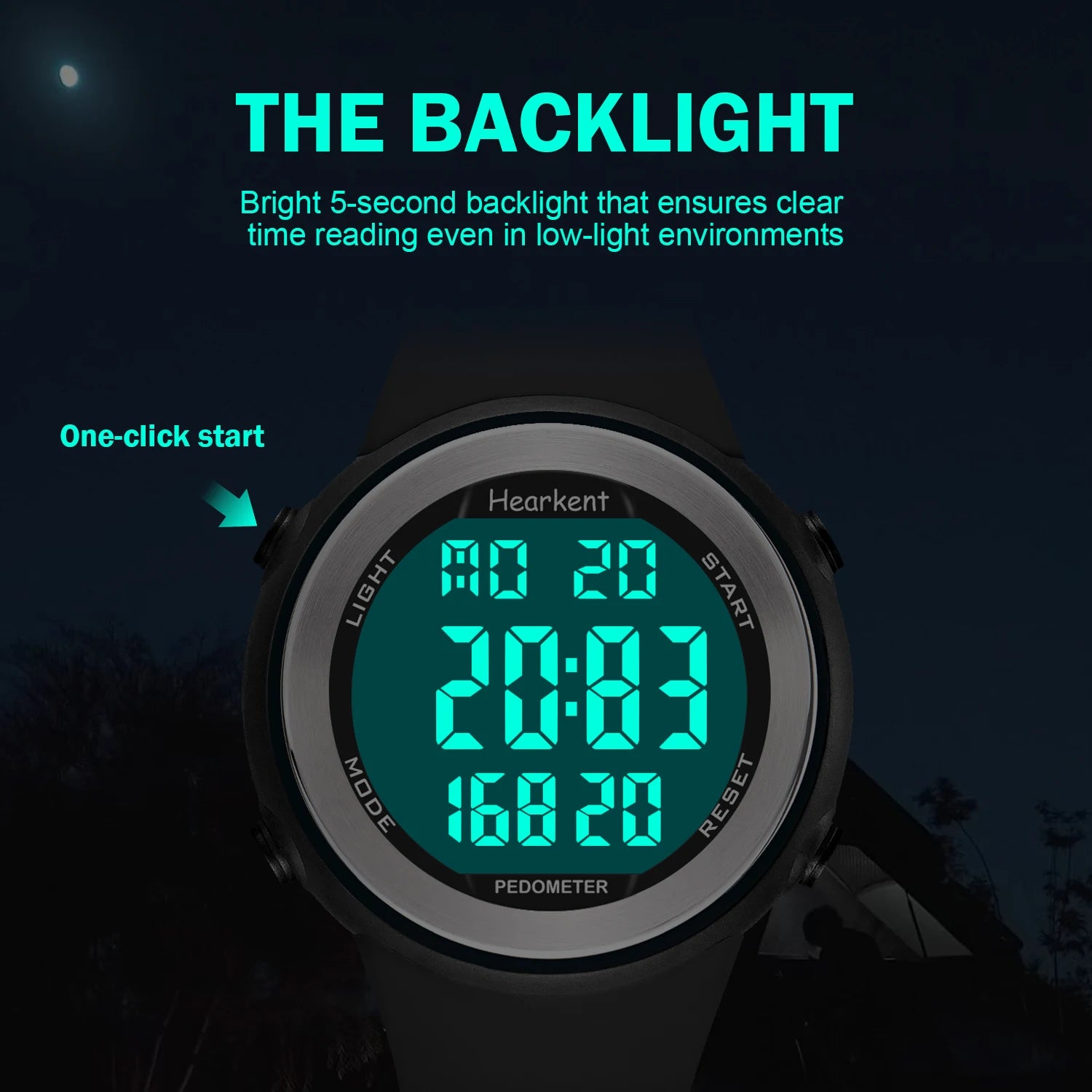 Digital Pedometer Watch