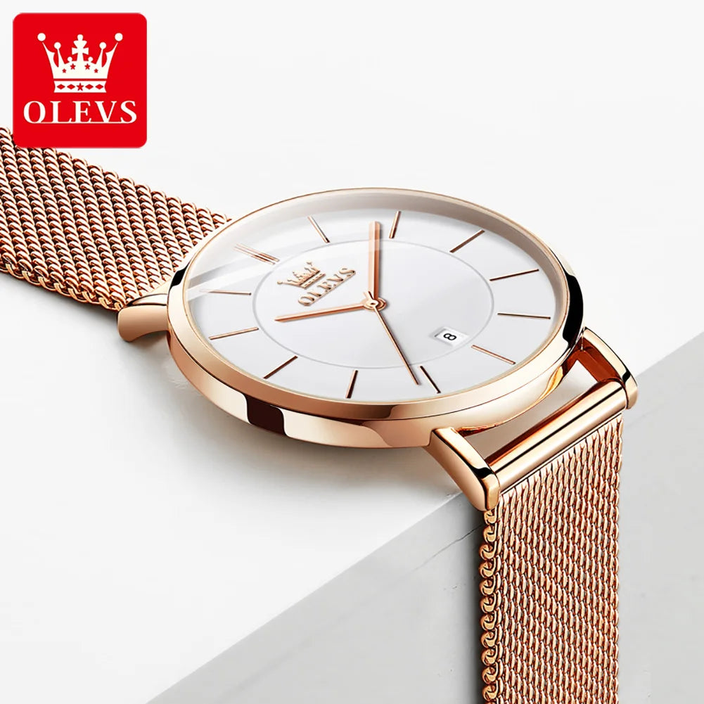 Slim Calendar Watch