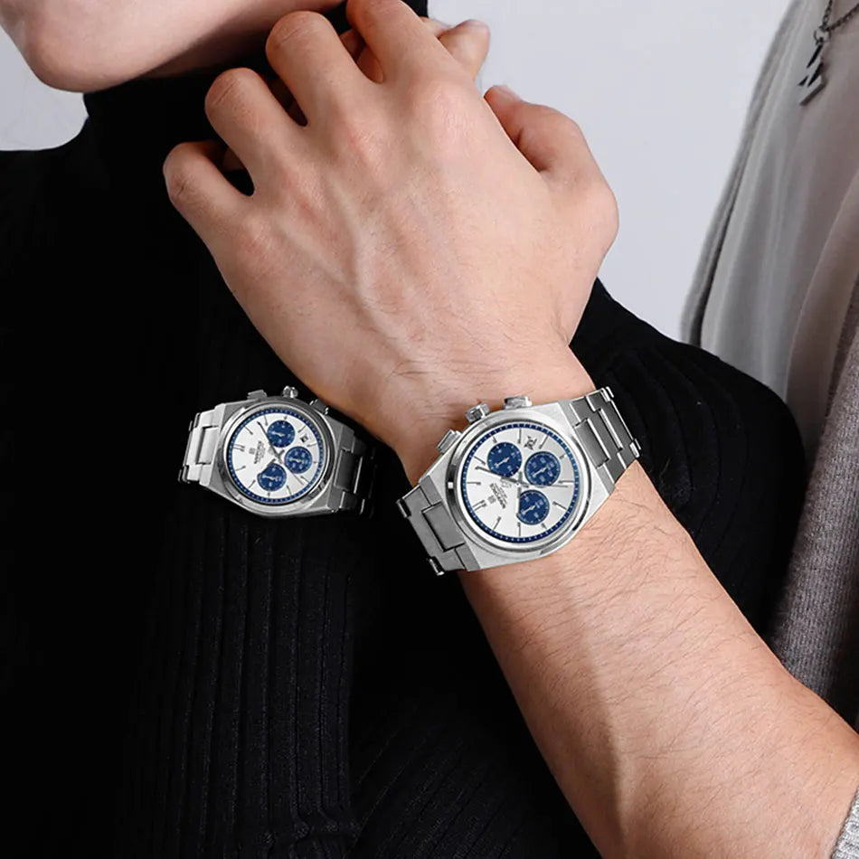 Stainless Steel Couple Watch