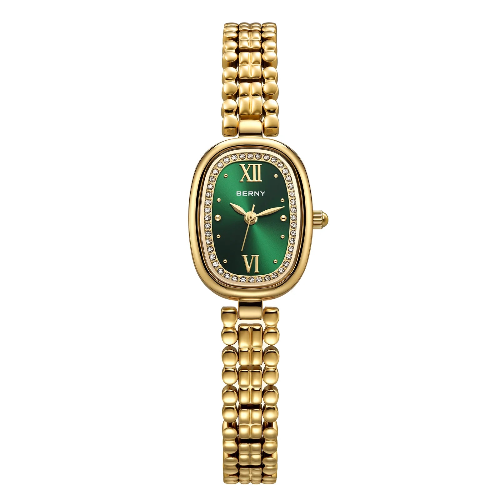 Gold Oval Watch