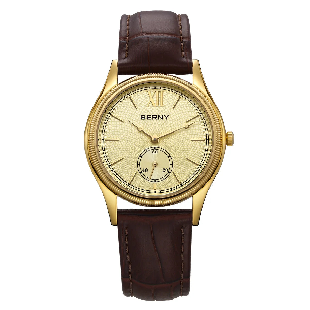Classic Gold Leather Watch