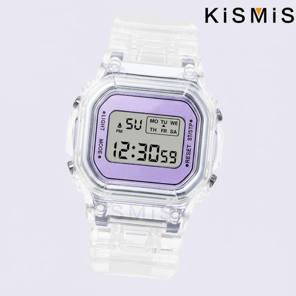 Square LED Digital Watch