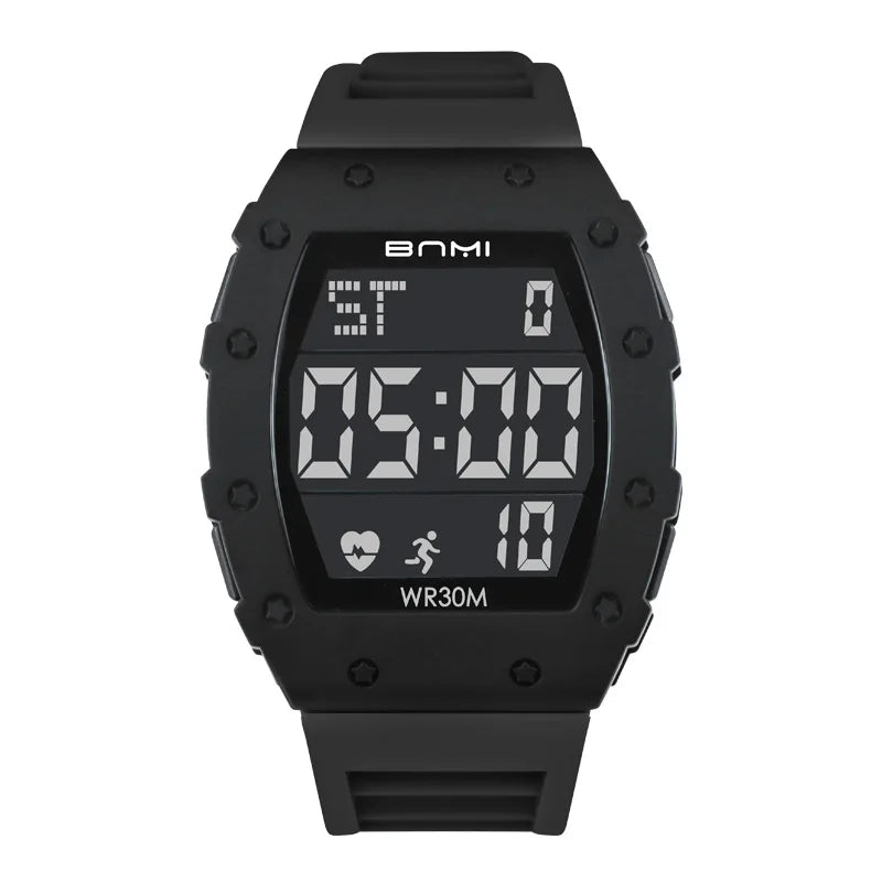 BNMI LED Digital Electronic Sports Watches for Men Multifunctional Military Waterproof Timing Outdoor Watch Men's Gift NEW