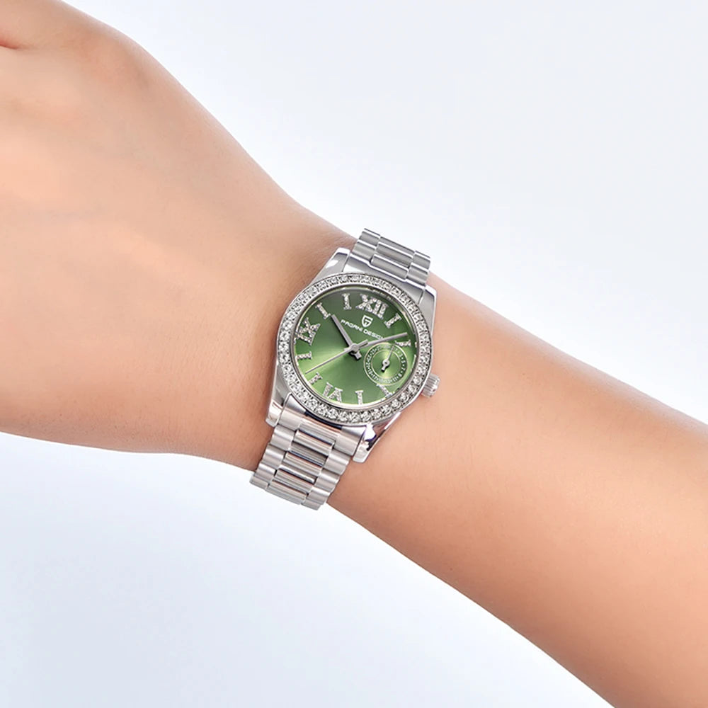 2025 New PAGANI DESIGN Women's Watches Luxury Quartz Watch For Woman Elegant Fashion Wristwatch Ladies Gift AR Sapphire Mirror