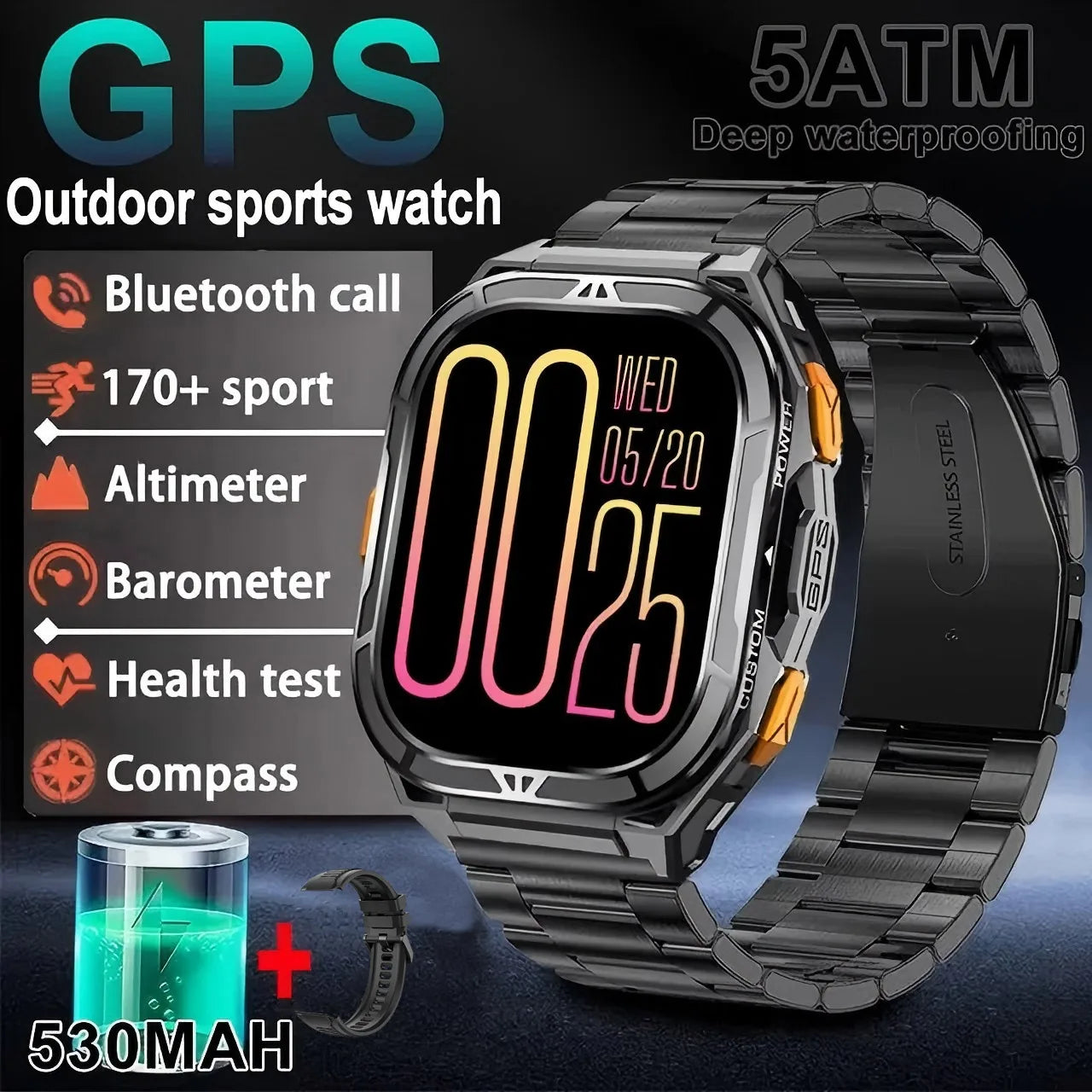 Tank X5 GPS Smartwatch