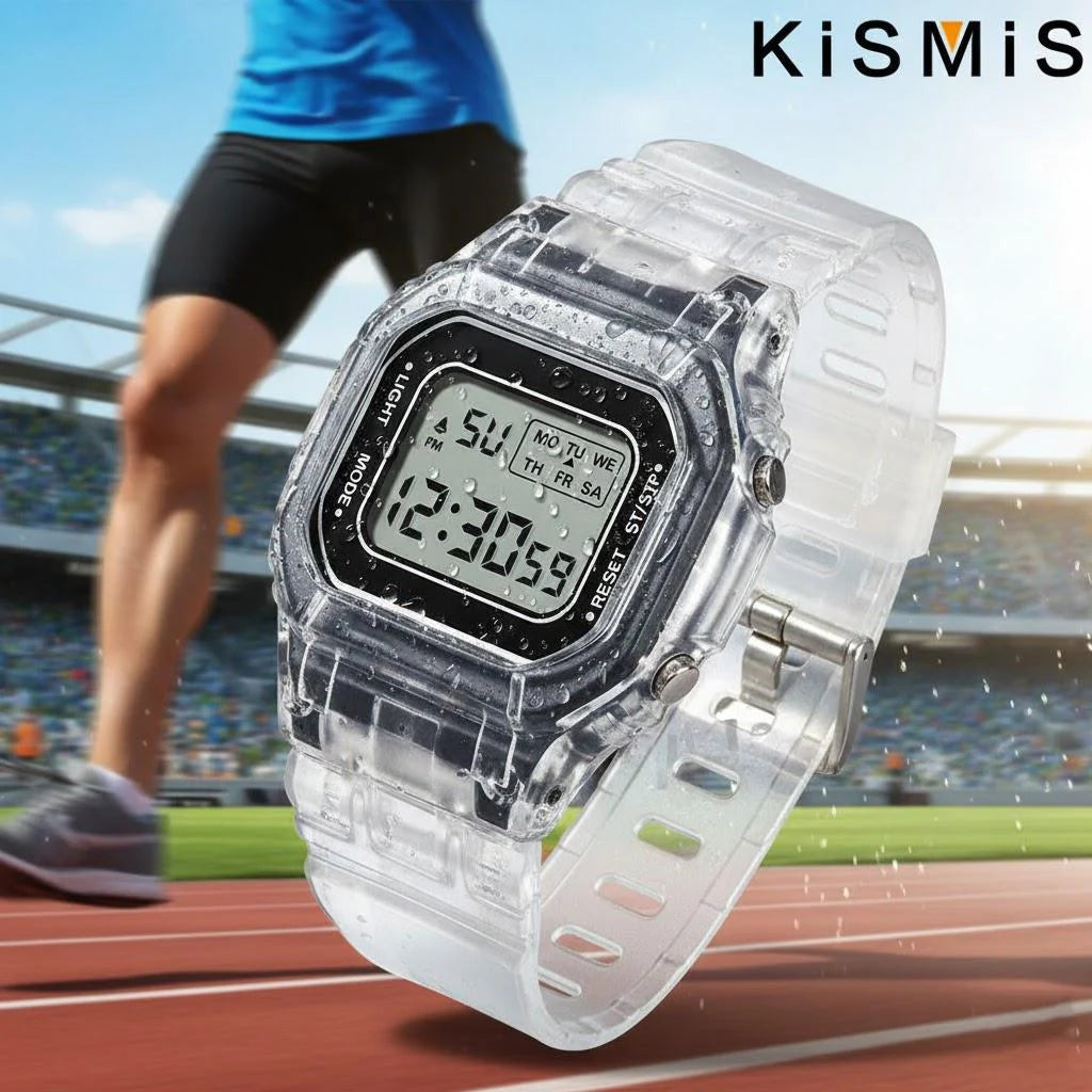 Square LED Digital Watch